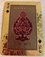 Damask Red (poker deck)