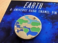 Earth (pin badge)