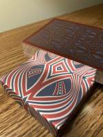Hello Tiki v3 Red Ultra Gilded (poker deck)