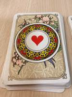 Cartes Indiennes (orange back) (poker deck)