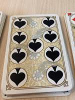 Cartes Indiennes (orange back) (poker deck)