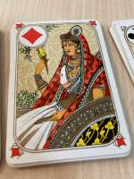 Cartes Indiennes (orange back) (poker deck)