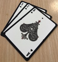 No. 17 Le Chat Rouge (poker deck)