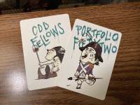 The Odd Fellows Brass Monkey (poker deck)