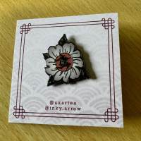 Peony (pin badge)