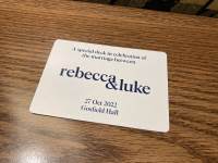 rebecca&luke Wedding (poker deck)