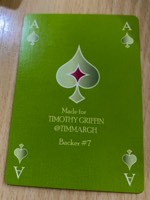 No. 7 UC2019 Backer #7 Edition (poker deck)
