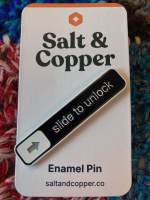 Unlock (pin badge)