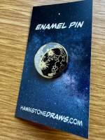 Waning Crescent (pin badge)