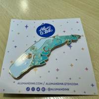 Waves Sperm Whale (pin badge)