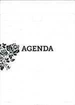 Agenda White tuck box