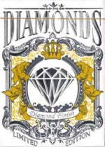 Diamonds White tuck box